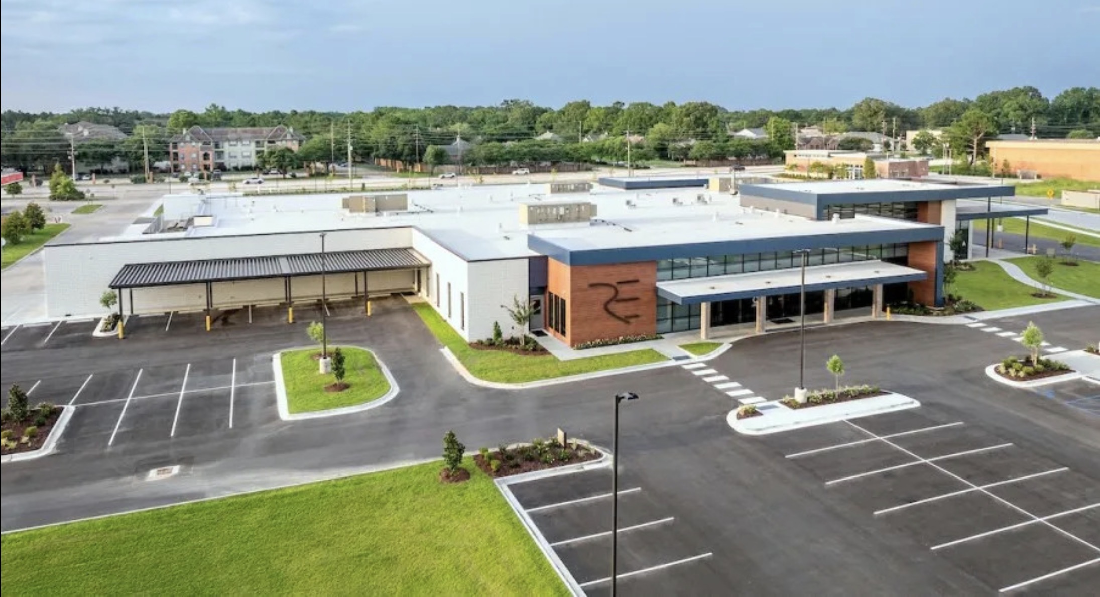 Physician-owned hospital aerial view